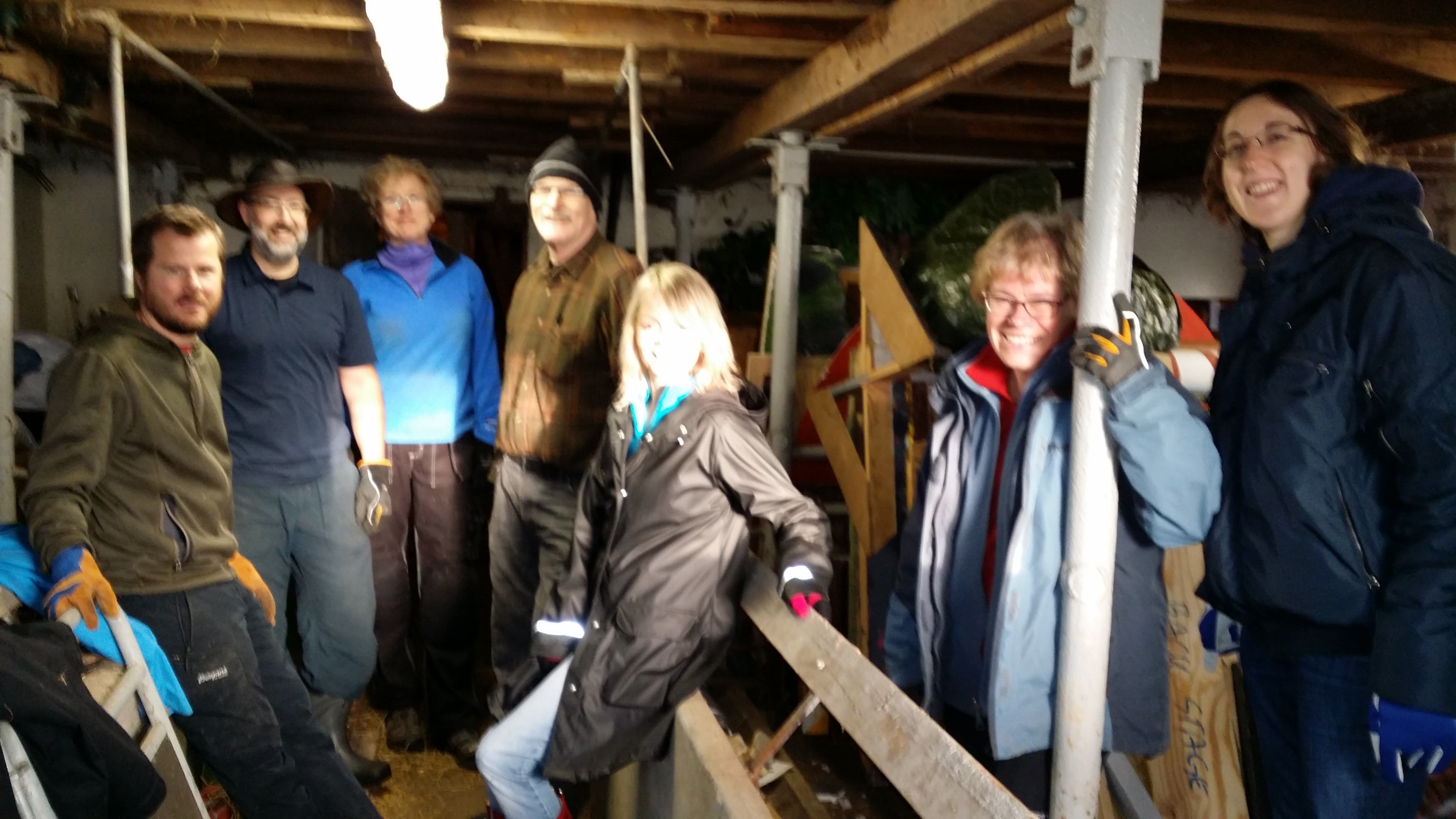 Cleaning out the Barn